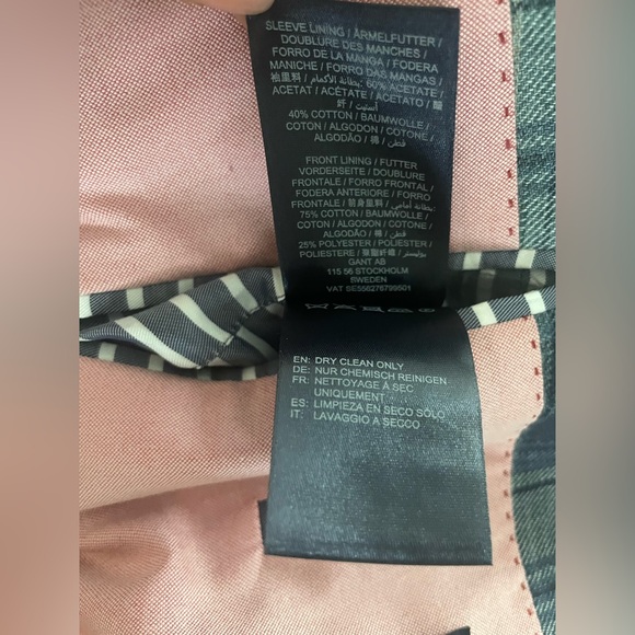 Gant Linen Plaid Blazer - Picture 10 of 15